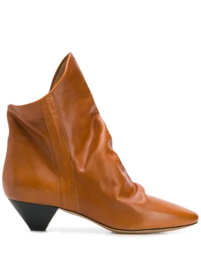 Isabel Marant Doey Boots In Brown