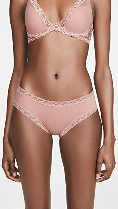 Natori Bliss Cotton Girl Briefs In Frose