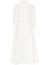 Evi Grintela Phoebe Gathered Dress In  White