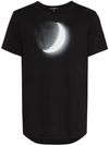 Ann Demeulemeester Half-moon Print T-shirt In 099 Black