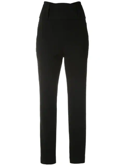 Framed Lawrence Cigarrete Trousers In Black
