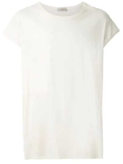 Egrey T-shirt With Pocket Detail In Off-white