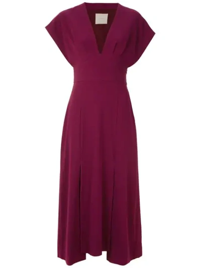 Framed 'lawrence' Kleid In Red