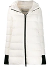 Herno Hooded Padded Coat In White