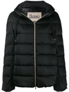 Herno Hooded Puffer Jacket In 9300 Black