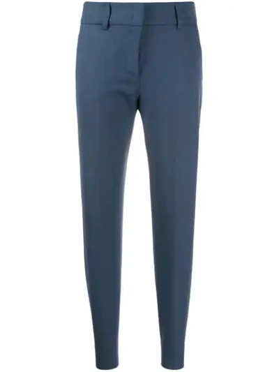 Piazza Sempione Slim-fit Tailored Trousers In Blue