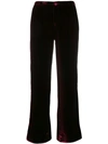 F.r.s For Restless Sleepers Bordo Trousers In Red