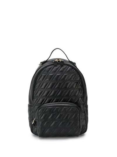 Zanellato Zeta Leather Backpack In 02 Nero