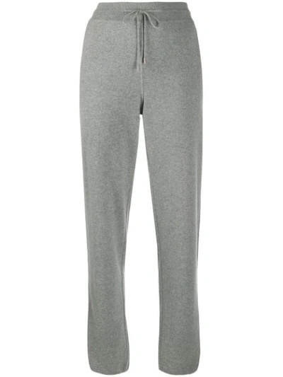 Loro Piana Knitted Track Pants In Grey
