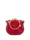 Chloé Small Nile Top Handle Bag In Red
