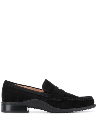 Tod's Gommino Loafers In Black