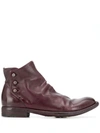 Officine Creative Lexicon Boots In Red