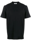 Jil Sander Regular Fit V-neck T-shirt In Black