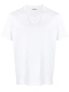 Jil Sander Regular Fit V-neck T-shirt In White