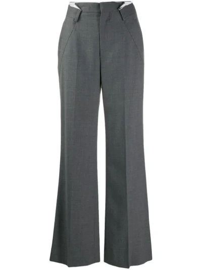 Maison Margiela Re-worked Trousers In Grey