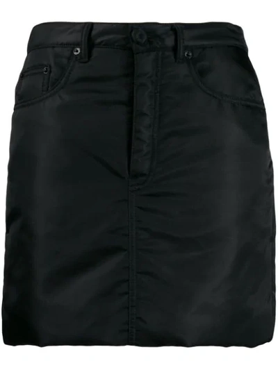 Mm6 Maison Margiela Padded Straight Skirt In Black