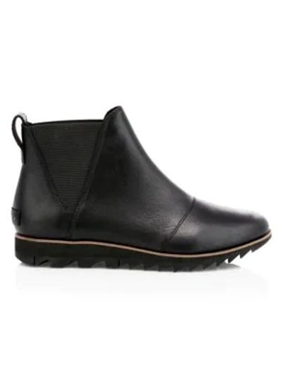 Sorel Harlow Chelsea Boots In Black