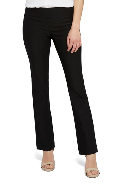 Nic + Zoe Wonderstretch Bootcut Pants In Black Onyx