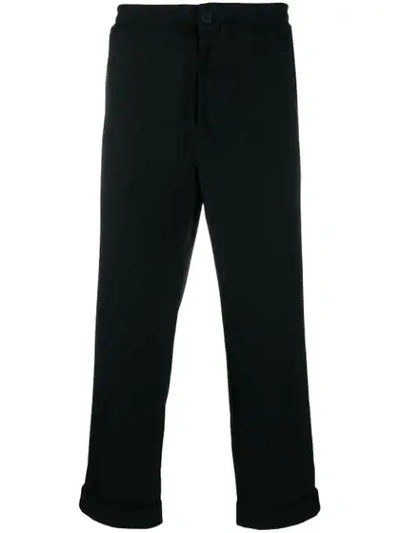 Y-3 Drawstring Waist Trousers In Black