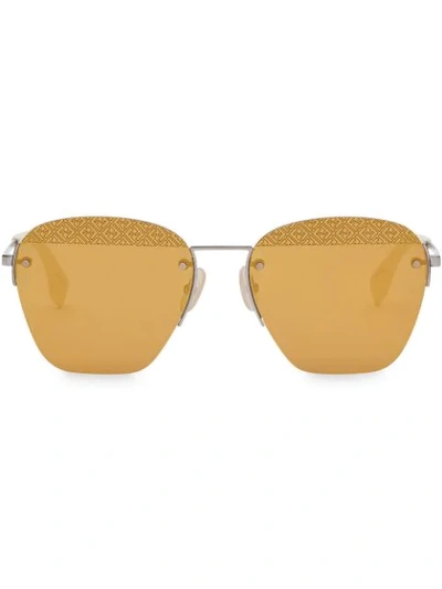 Fendi Ff Sunglasses In Gelb