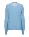 Malo Sweaters In Sky Blue