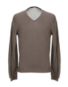 Malo Sweater In Khaki