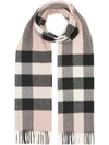 Burberry Vintage Check Cashmere Scarf In Light Pink