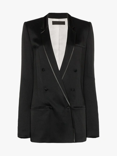 Haider Ackermann Double Breasted Blazer In Black