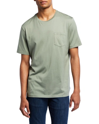 Ralph Lauren Men's Washed Cotton Pocket T-shirt, Green