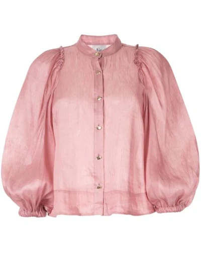 Aje Balloon Sleeves Shirt In Pink