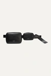 Acne Studios Musubi Knotted Leather Belt Bag In Black