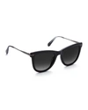 Krewe Simone Acetate & Metal Square Sunglasses In Black