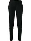 P.a.r.o.s.h Studded Skinny Trousers In Black