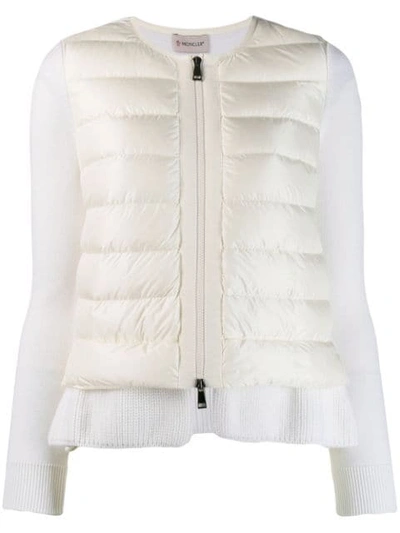 Moncler Puffer Jacket In White