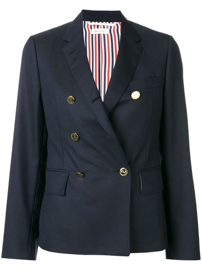 Thom Browne Double-breasted Sports Coats In Blue