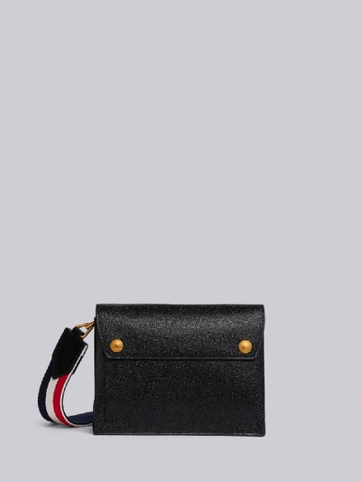 Thom Browne Mail Envelope Messenger Bag In Black