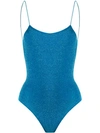 Oseree Oséree X Gente Roma Maillot Swimsuit In Blue