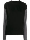 Mm6 Maison Margiela Mm6 Printed Logo Sweater In 004f Grey
