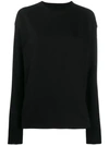 Mm6 Maison Margiela Mm6 Printed Logo Sweater In Black