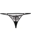 Myla Evelyn Gardens Thong In Black