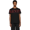 Valentino Logo-print Cotton-jersey T-shirt In Black