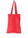 Rick Owens Contrast Logo Tote In Red