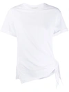 3.1 Phillip Lim / フィリップ リム Asymmetric Hemline T-shirt In White