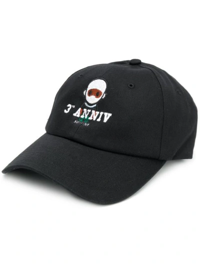 Ih Nom Uh Nit 'anniversary' Embroidered Cap In Black