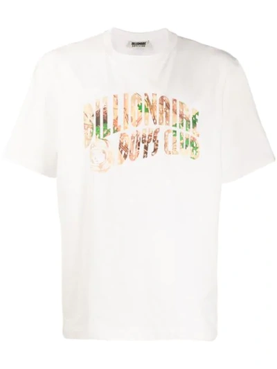 Billionaire Boys Club Logo Printed T-shirt In White