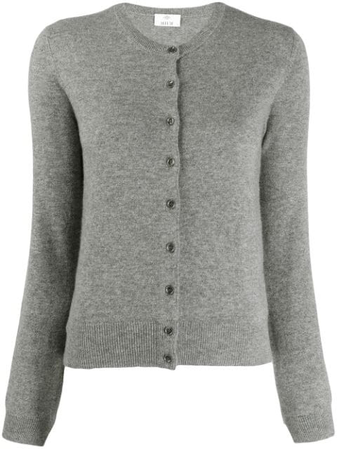 Allude Cashmere Cardigan In Grey Modesens