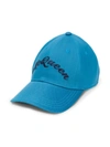 Alexander Mcqueen Logo Embroidered Baseball Cap In Blue