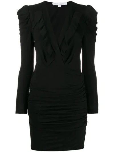 Iro V-neck Jersey Dress In Black