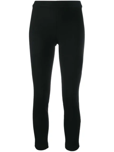 Ann Demeulemeester Slim-fit Layering Trousers In Black