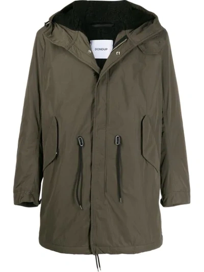 Dondup Hooded Parka In Green